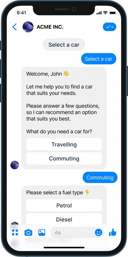 chatbot-for-car-recommendations Chatbot for car recommendations