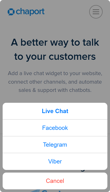 mobile-widget-en Chat widget on mobile devices